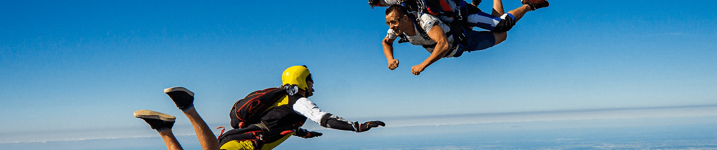 sky diving