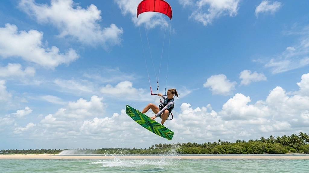 Kalpitiya Sri Lanka Kite surfing in Kalpitiya Sri Lanka